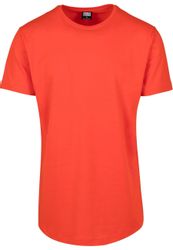 URBAN CLASSICS Kurzarmshirt "Urban Classics Herren Shaped Long Tee" 1 Stk. günstig online kaufen