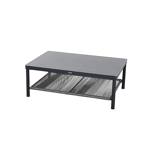 Siena Garden Gartentisch Rechteckig Anthrazit/Matt 70 cm x 110 cm günstig online kaufen