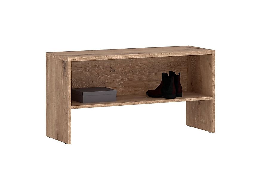 IDIMEX Schuhbank MALEA, Flurbank Sitzbank Schuhregal mit Ablage Viking Eich günstig online kaufen