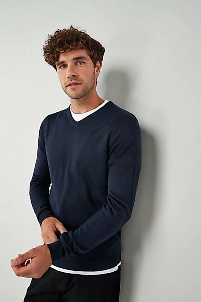 Next V-Ausschnitt-Pullover Pullover mit weichem Griff – V-Ausschnitt (1-tlg günstig online kaufen