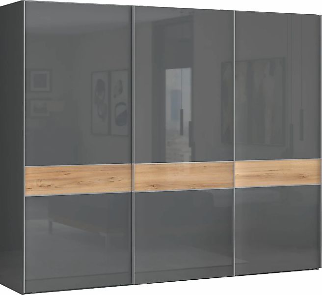 OTTO home Kleiderschrank "Onyx, Schwebetürenschrank inklusive Innenleben, F günstig online kaufen