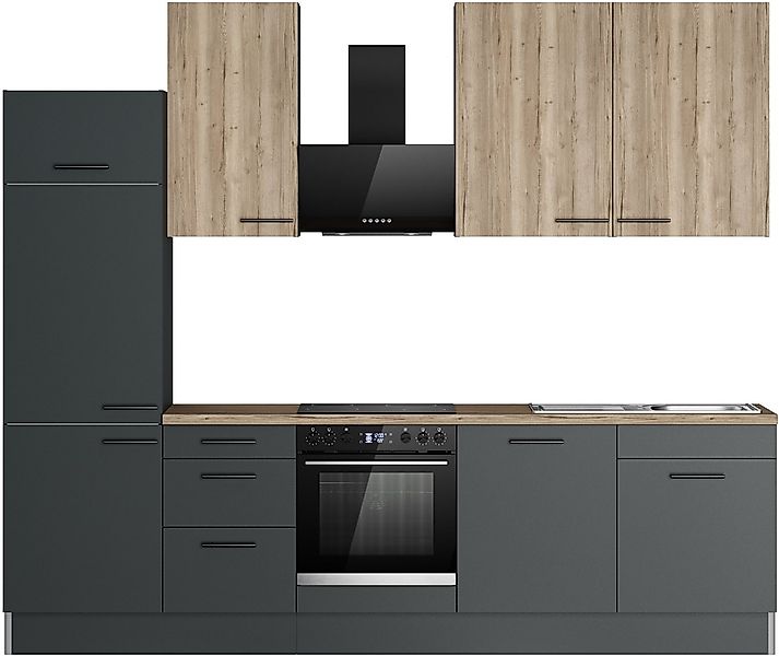 OPTIFIT Küchenzeile Fiona, Breite 290 cm, mit Hanseatic-E-Geräten, in Premi günstig online kaufen