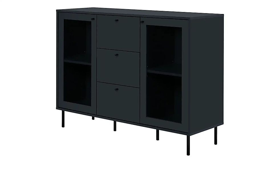 Sideboard  Caravino ¦ blau ¦ Maße (cm): B: 120 H: 90 T: 40.0 Kommoden & Sid günstig online kaufen