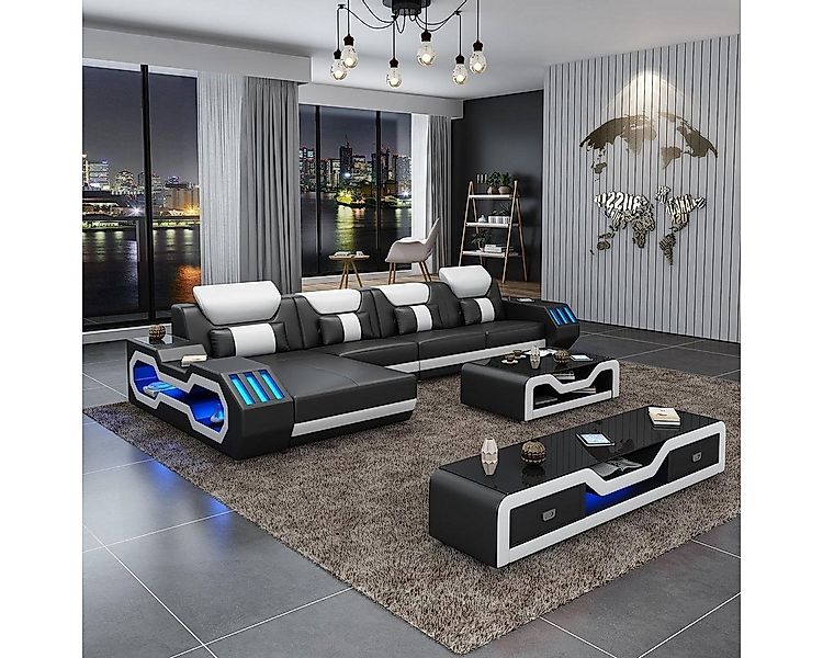 JVmoebel Ecksofa Wohnlandschaft Polster L Form Eck Garnitur Sofa Couch Ecke günstig online kaufen