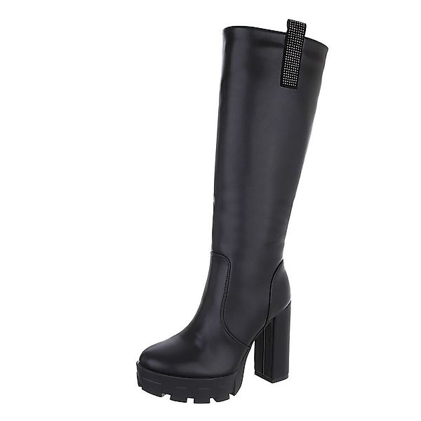 Ital-Design Damen Freizeit Plateaustiefel (87108625) Blockabsatz günstig online kaufen