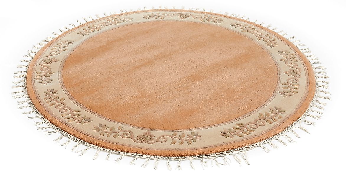 LUXOR living Wollteppich »Adour«, rund, 18 mm Höhe, reine Wolle, handgeknüp günstig online kaufen