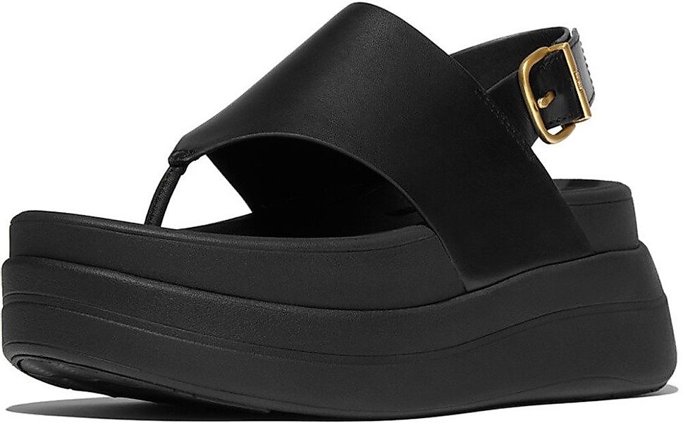 Fitflop F-Mode Stack Leather Back-Strap Toe-Post Sandals Sandale günstig online kaufen