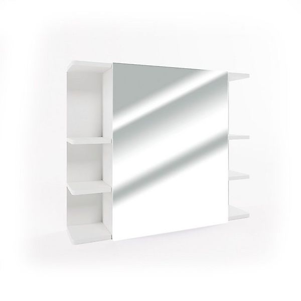 Vicco Badspiegelschrank Fynn Weiß 80 x 64 cm günstig online kaufen