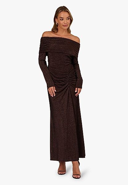 Adrianna Papell Strickkleid Metallic Knit Long Dress Schimmerndes Maxikleid günstig online kaufen