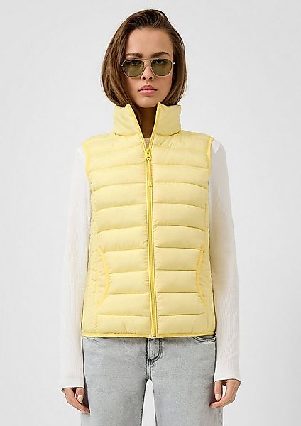 QS Outdoorjacke Outdoor-Weste Steppweste mit Stehkragen günstig online kaufen