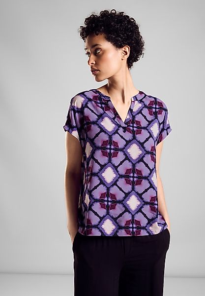 STREET ONE Blusentop mit All-Over Print günstig online kaufen