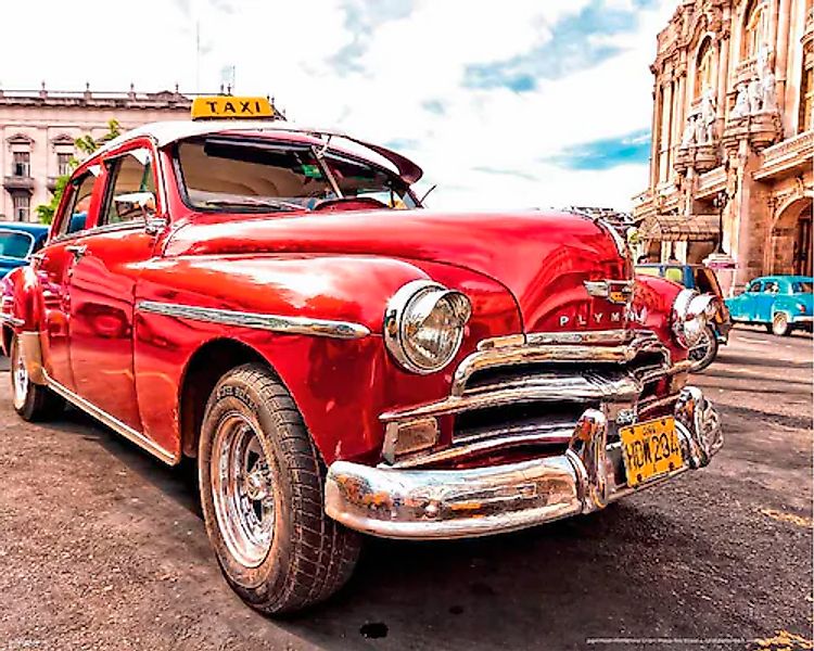 Papermoon Fototapete »Old Cuba Car« glatt günstig online kaufen