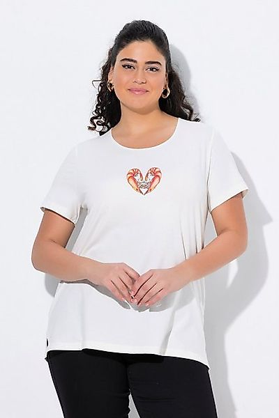 Ulla Popken T-Shirt T-Shirt Scampis Classic Rundhals Halbarm günstig online kaufen