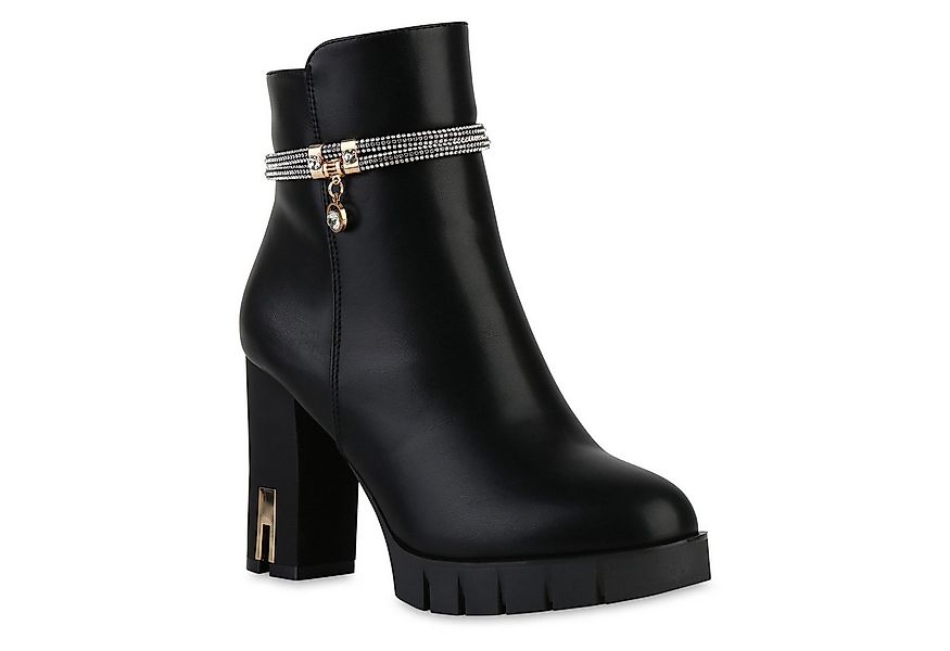 VAN HILL 840506 Stiefelette Damen Leicht Gefütterte Klassische Stiefeletten günstig online kaufen