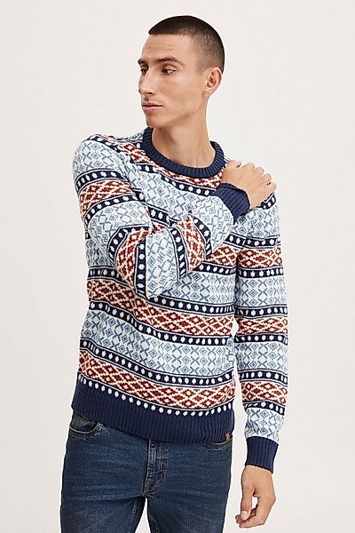 Blend Norwegerpullover BHTjorben Stilvoller Norweger-Pullover mit Rundhalsa günstig online kaufen