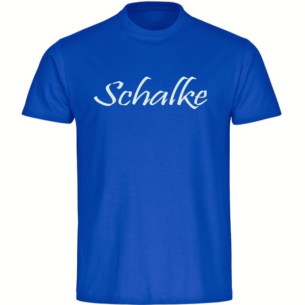 multifanshop T-Shirt Herren Schalke - Schriftzug günstig online kaufen