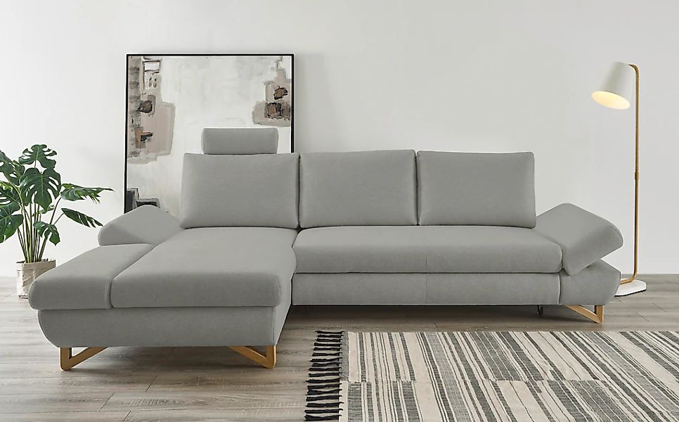 Home affaire Schlafsofa "City/Giron" komfortable Bettfunktion (Liegefläche günstig online kaufen