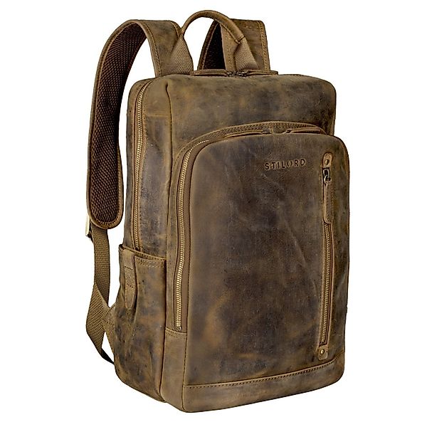 STILORD Notebook-Rucksack "Johnson" Lederrucksack Herren Business günstig online kaufen