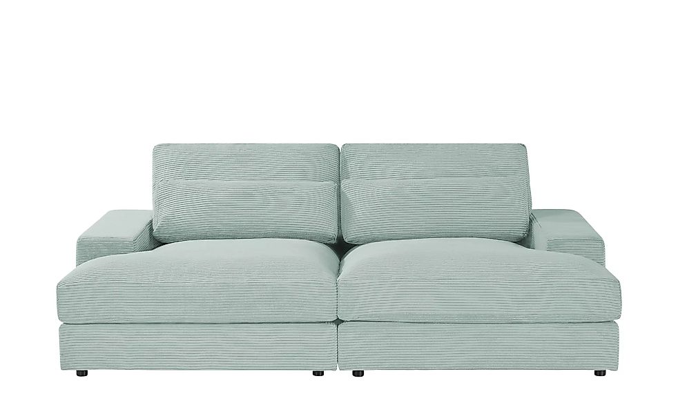 Lounge Sofa  Branna ¦ grün ¦ Maße (cm): B: 232 H: 88 T: 164 Polstermöbel > günstig online kaufen