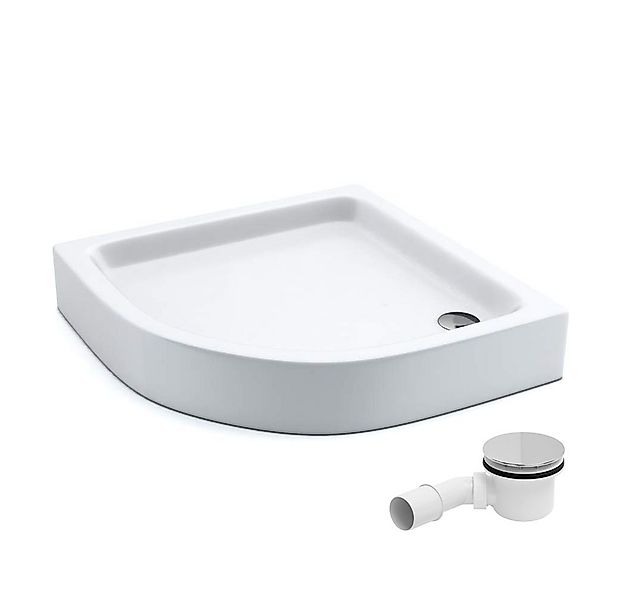 Aquabad® Duschwanne FORTA, Viertelkreis, Acryl, 1-St., Duschwanne + Ablaufg günstig online kaufen