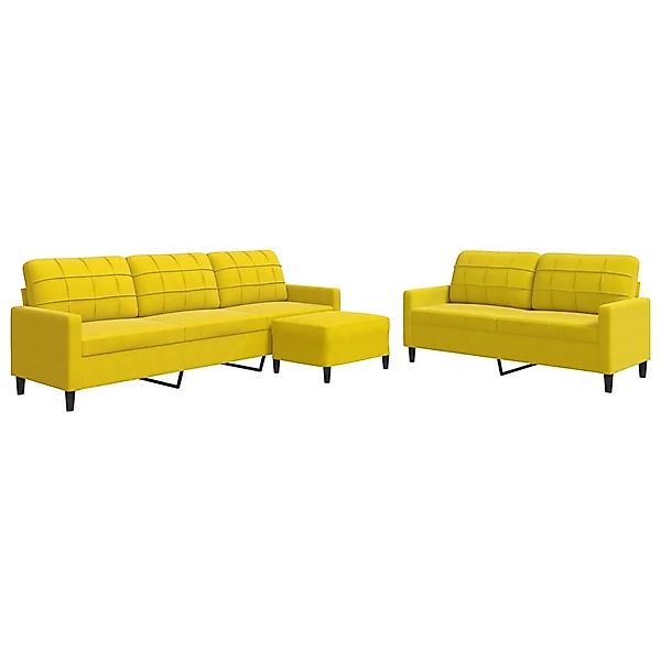 vidaXL Sofa 3-tlg. Sofagarnitur mit Kissen günstig online kaufen