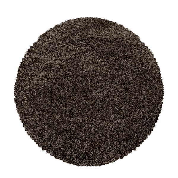 SchönesWohnen24 Hochflor-Teppich Hochflor Teppich FLUFFY Braun günstig online kaufen