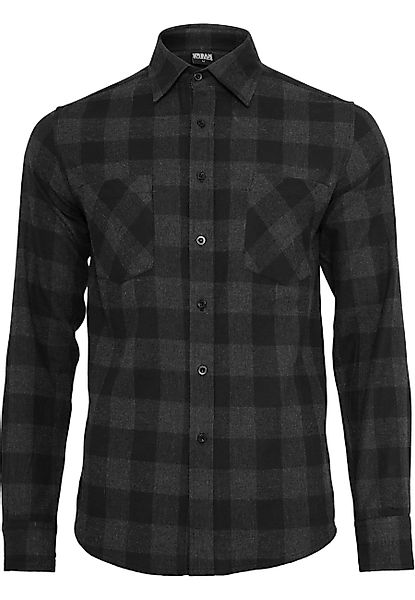 URBAN CLASSICS Kurzarmshirt "Urban Classics Herren Checked Flanell Shirt", günstig online kaufen
