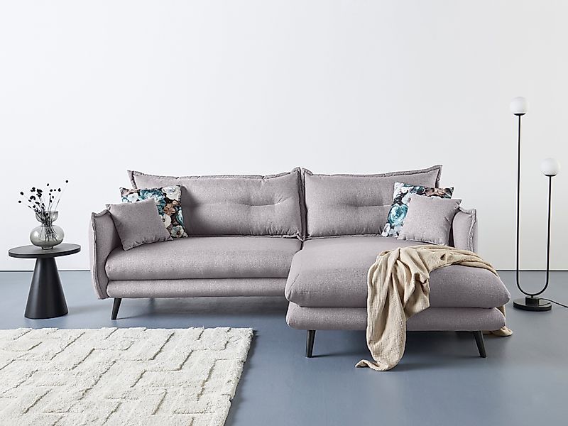 INOSIGN Ecksofa Lazio modernes Design, bequem, günstig online kaufen