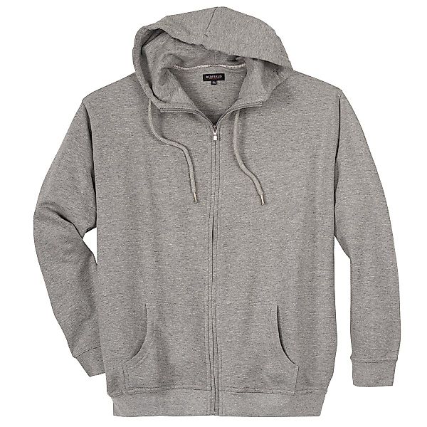 redfield Sweatjacke Redfield Kapuzen-Sweatjacke Übergröße grau günstig online kaufen
