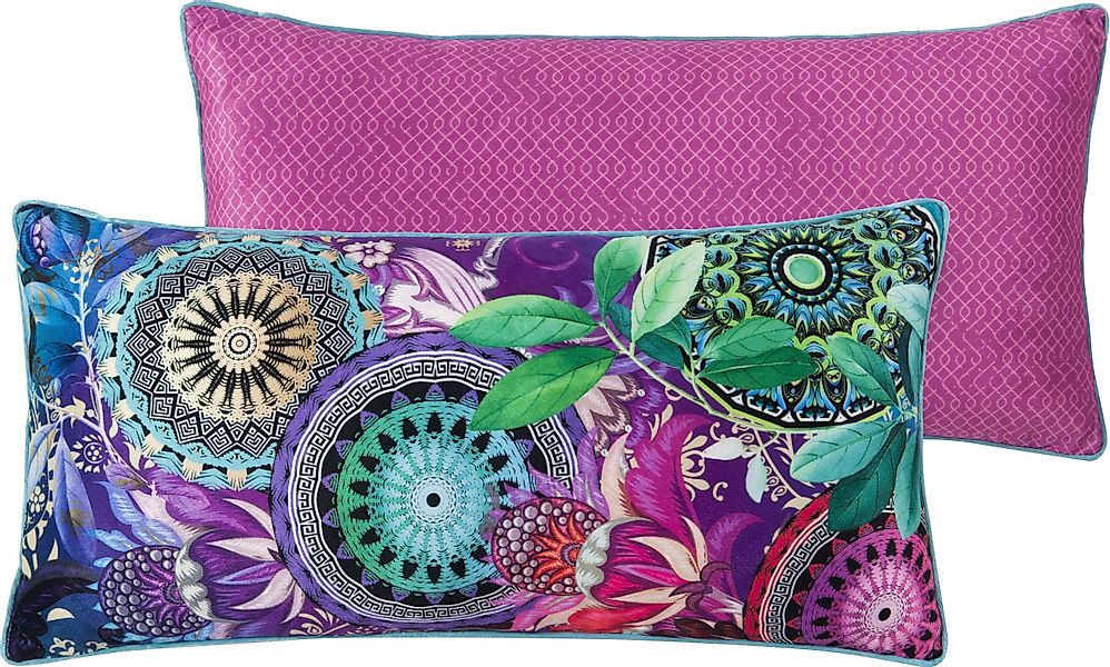 hip Dekokissen "Axelle" Mit Füllung, 1 Stück, Biese, 30x60, Wendeoptik, Wei günstig online kaufen