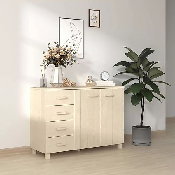 Vidaxl Sideboard Honigbraun 113x40x80 Cm Massivholz Kiefer günstig online kaufen