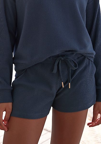 s.Oliver Sweatshorts Kurze Hose aus Ripp-Qualität günstig online kaufen