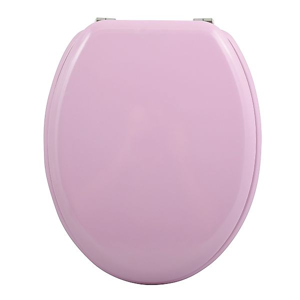 MSV WC-Sitz Cleo MDF 45 cm x 37 cm x 5,6 cm Rosa günstig online kaufen