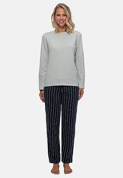 Schiesser Pyjama Organic Cotton (Set, 2 tlg) Schlafanzug - Baumwolle günstig online kaufen