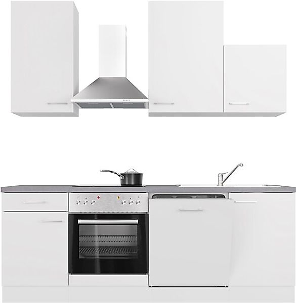 Flex-Well Küchenzeile »Neo« wahlweise mit E-Geräten, Gesamtbreite 220 cm günstig online kaufen