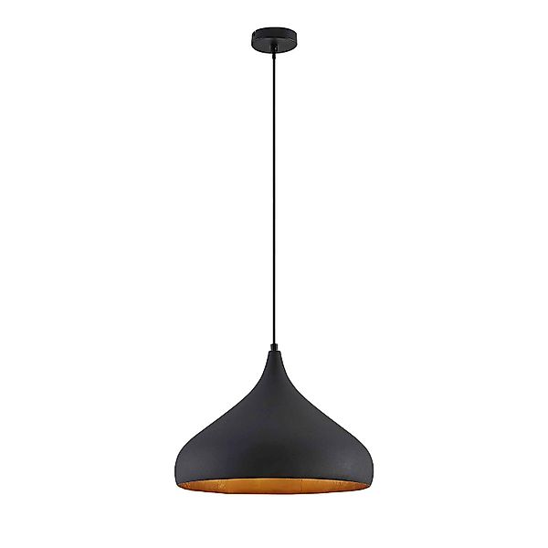 Arcchio Pendelleuchte Lunus 9626501 Modern in Schwarz aus Metall 1-flammig günstig online kaufen