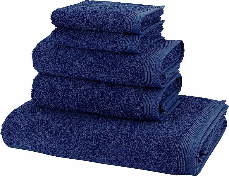 Möve Handtuch Set »Basic«, (Set, 5 St., 2 Gästetücher 30x50 cm-2 Handtücher günstig online kaufen