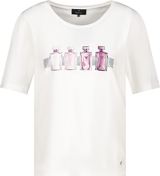 Monari Kurzarmshirt T-Shirt off-white günstig online kaufen