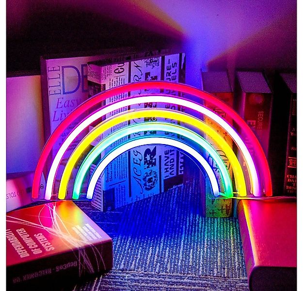 Rosnek LED Dekolicht Neon Lampe,Rose Ananas OPEN Good Vibes,Schlafzimmer Na günstig online kaufen