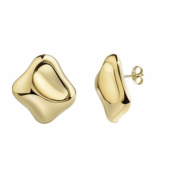 Zeeme Paar Ohrstecker "Edelstahl/PVD gelb" günstig online kaufen