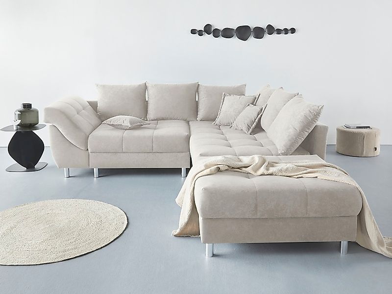 COLLECTION AB Ecksofa "(Spar-Set) Innsbruck L-Form und Hocker", (Spar-Set), günstig online kaufen