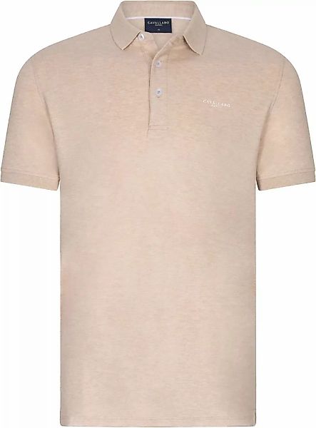 Cavallaro Bavegio Poloshirt Melange Beige - Größe L günstig online kaufen