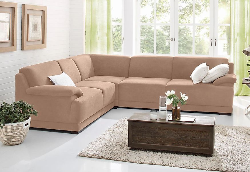Home affaire Ecksofa "Telos mit Boxspring Unterfederung für hohen Komfort, günstig online kaufen