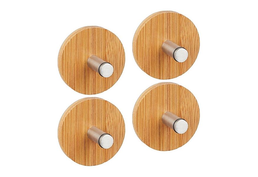 relaxdays Kleiderhaken Handtuchhaken selbstklebend 4er Set günstig online kaufen