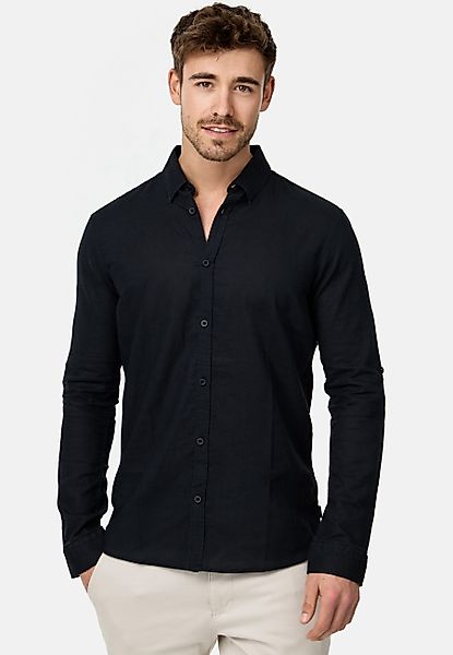 Indicode Langarmhemd Brayden mit Button-Down-Kragen günstig online kaufen