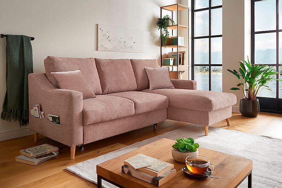 INOSIGN Ecksofa Valentina L-Form, 2 Zierkissen, günstig online kaufen