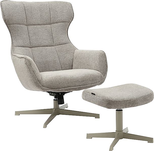 INOSIGN Drehsessel DEGAN Ohrensessel mit Hocker günstig online kaufen