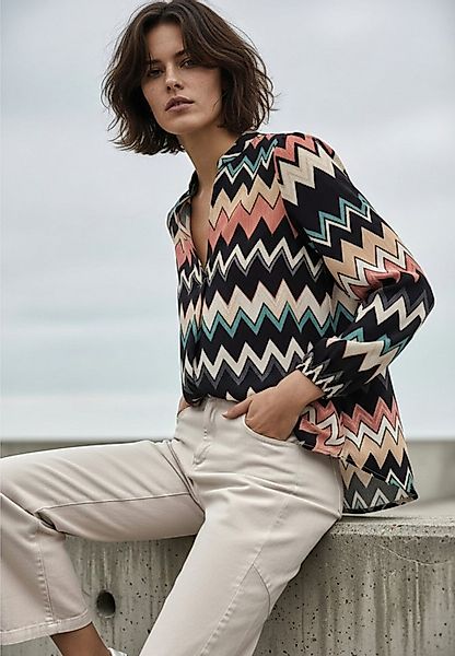 Andijamo-Fashion Schlupfbluse MODERN WAVE Locker fallende, gerade Silhouett günstig online kaufen