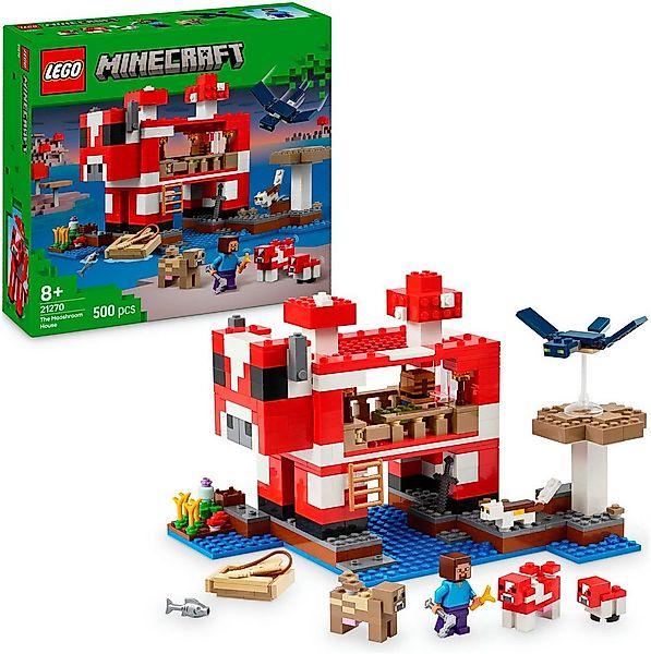 LEGO® Das Pilzkuh-Haus (21270), LEGO Minecraft Konstruktionsspielsteine, (5 günstig online kaufen