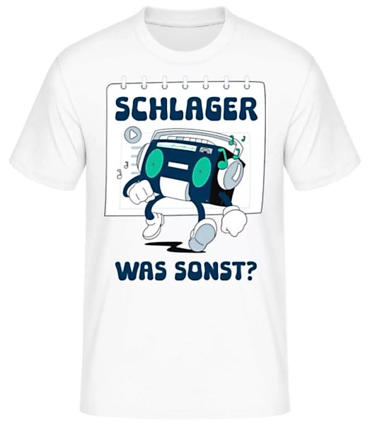 Schlager Was Sonst · Männer Basic T-Shirt günstig online kaufen